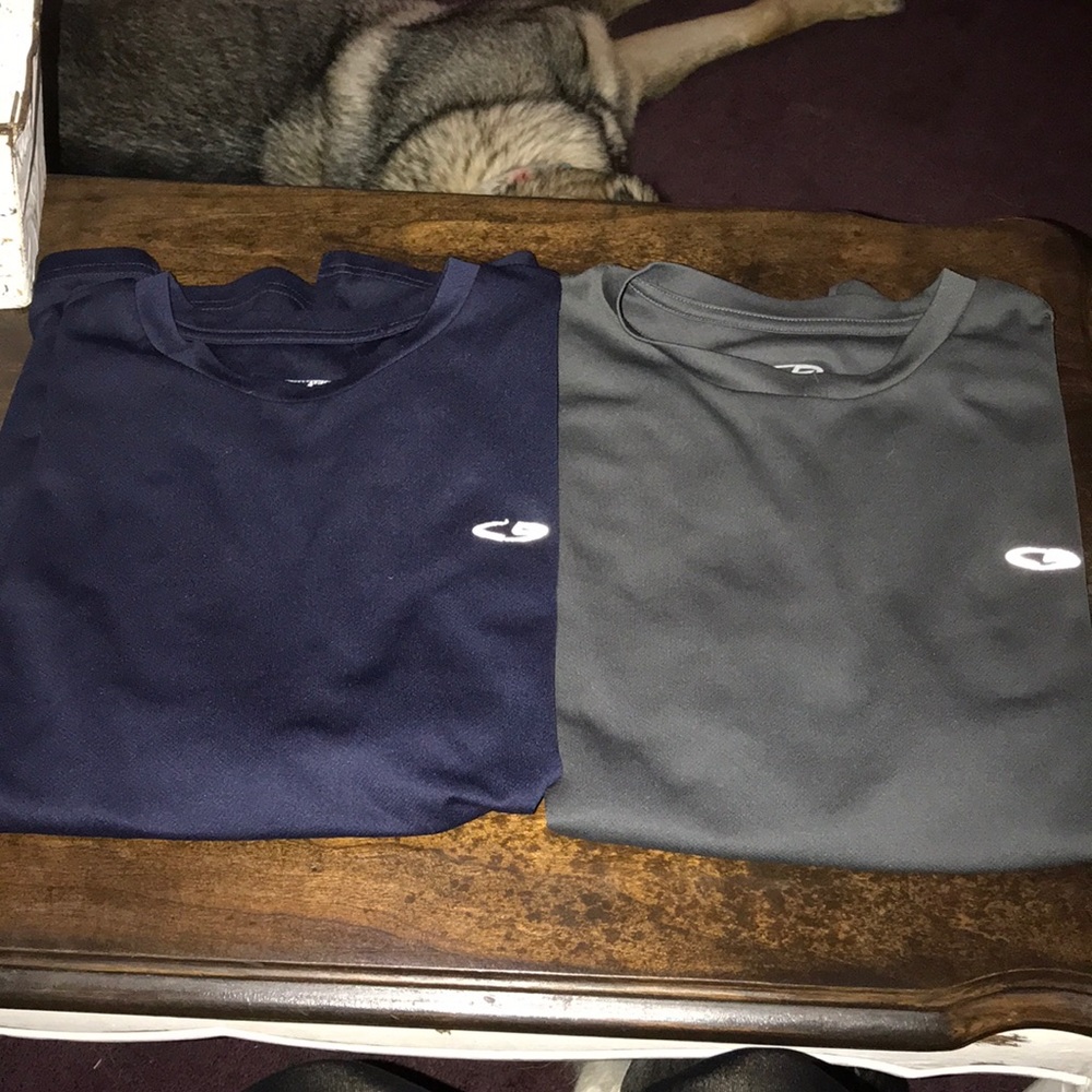 Two athletic champion tees